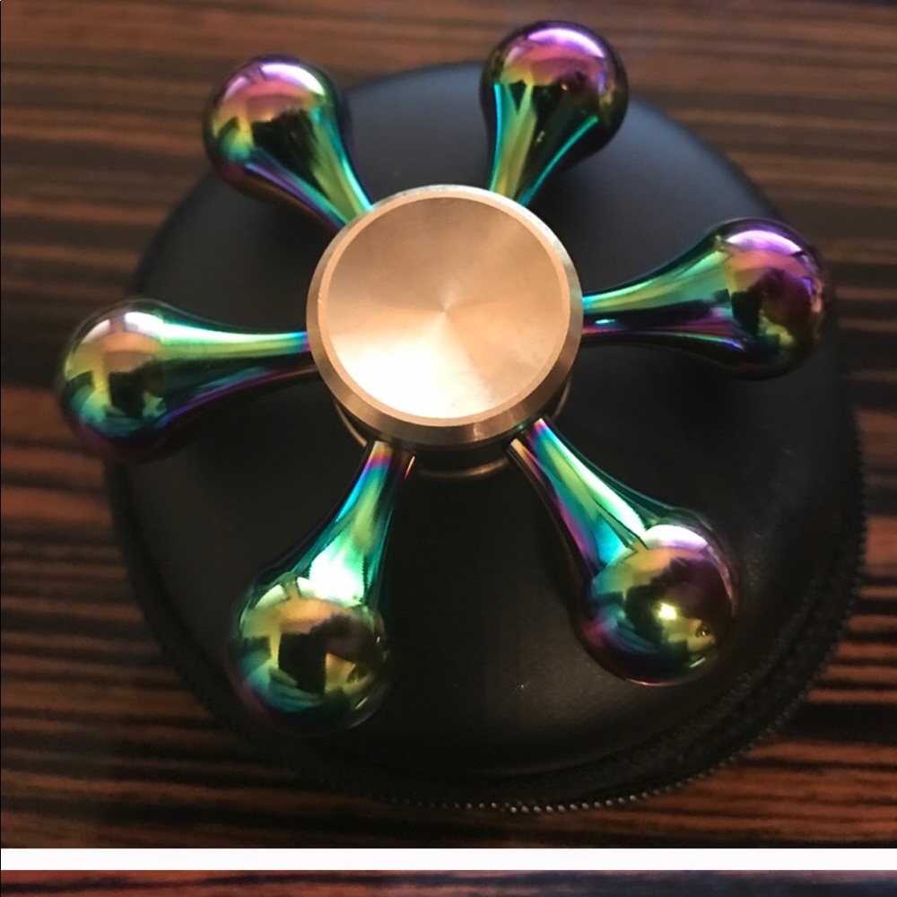 High end brass fidget spinner